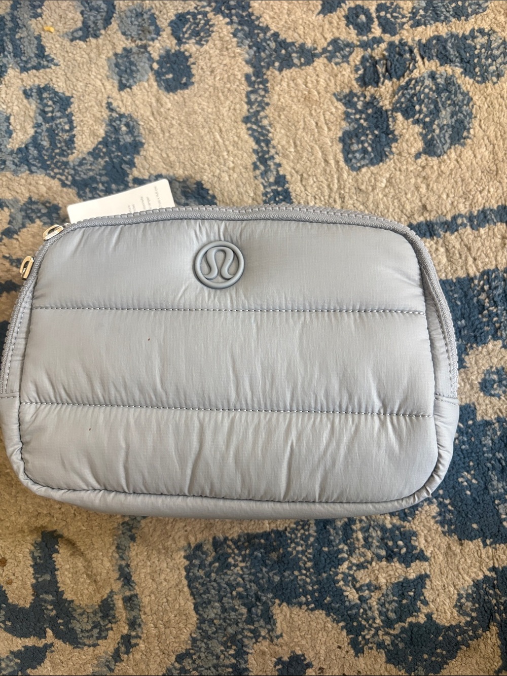lululemon athletica Pale Blue Quilted Large Belt Bag